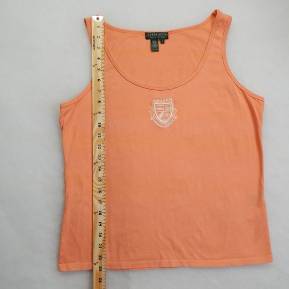 Lauren Active Ralph Lauren Tank Top Womens Size L Orange - Picture 3 of 8
